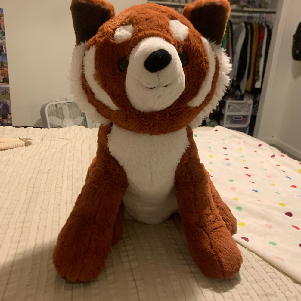 huge fox plushie